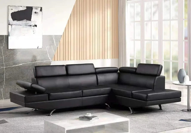 Moderno - Sectional Black (HH)