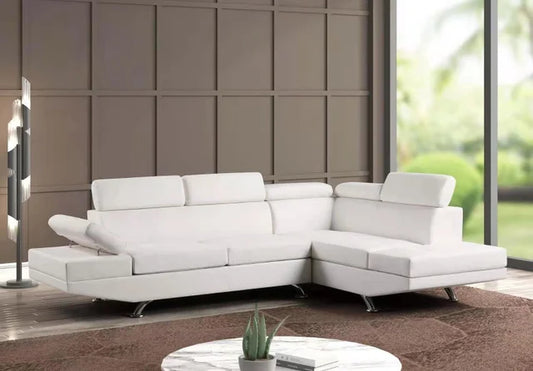 Moderno - Sectional White (HH)