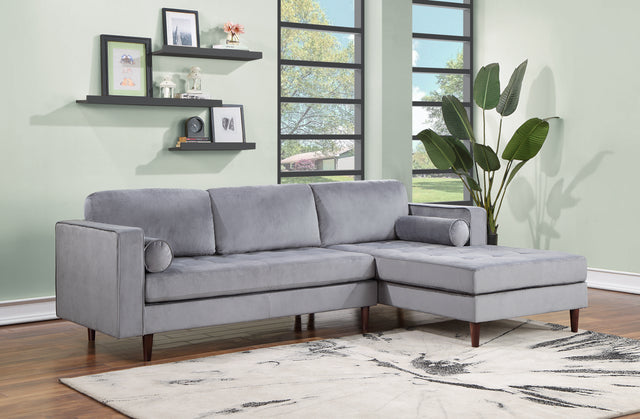 Roxy Grey Sectional (HH)