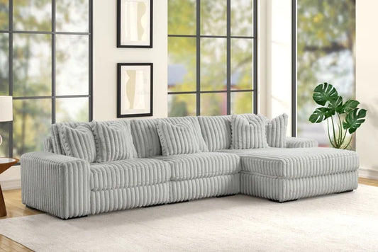 SUNDAY2 GRAY 3PC Sectional