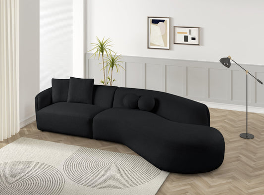 MIA Black Sectional (HH)