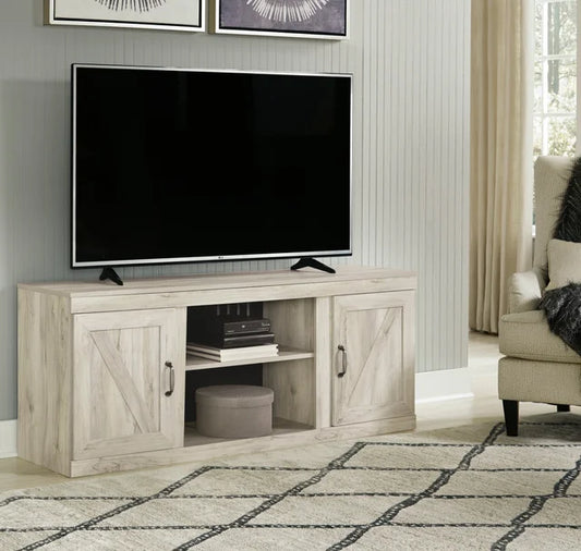 EW0331-268 - TV Stand 60"L (Whitewash) (HH)
