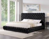 Dream Black Platform Bed - Queen, King