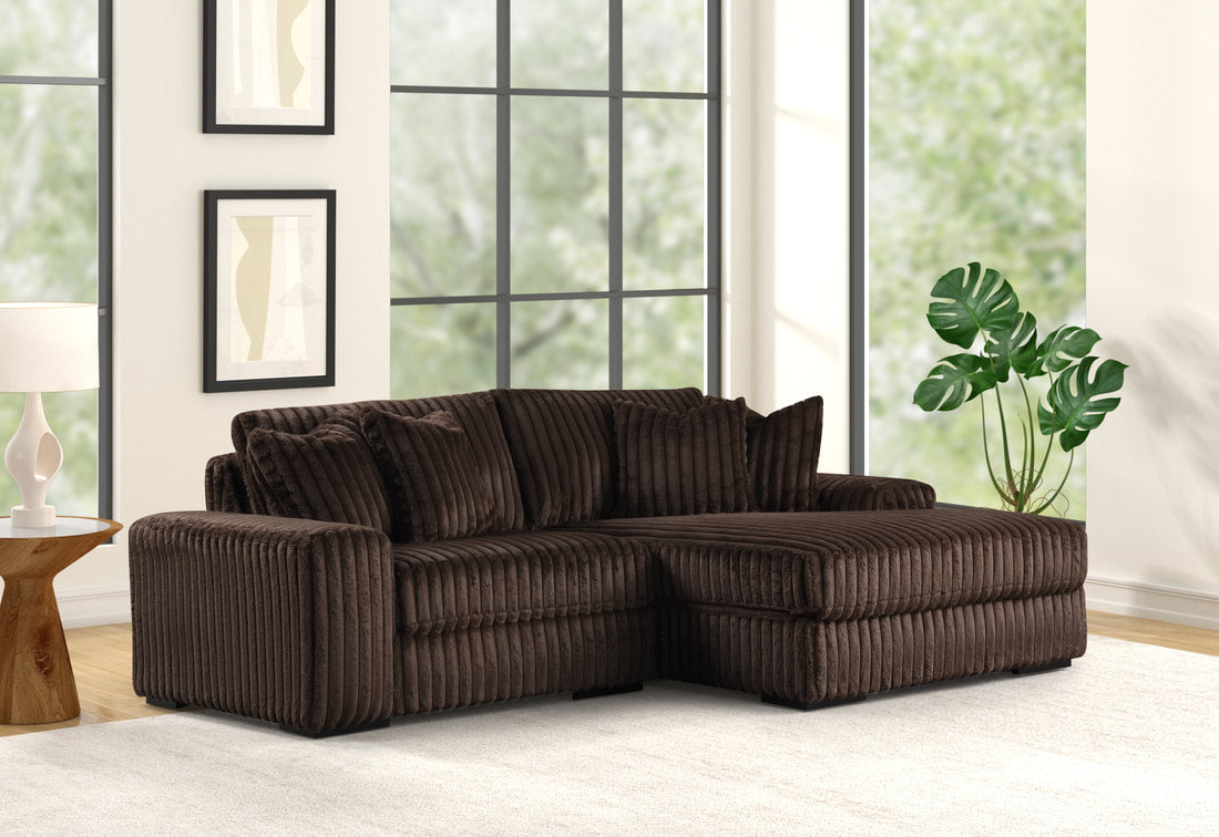 SUNDAY2 CHOCOLATE 2PC Sectional (HH)