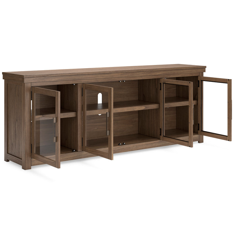 W738-78 TV Stand 85"L (Brown) (HH)